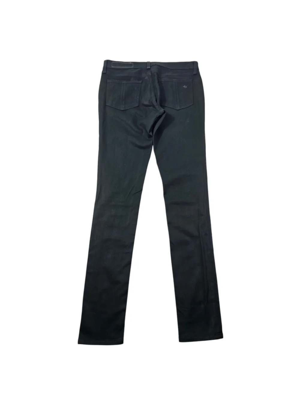 NINA green teal coated skinny legging jeans sz 26 rag & bone cigarette NWOT EUC